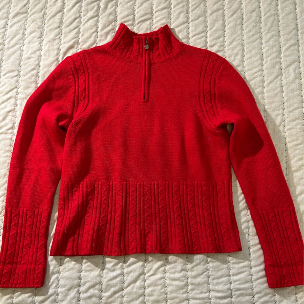 Néve Designs Red Women's Wool Sweater